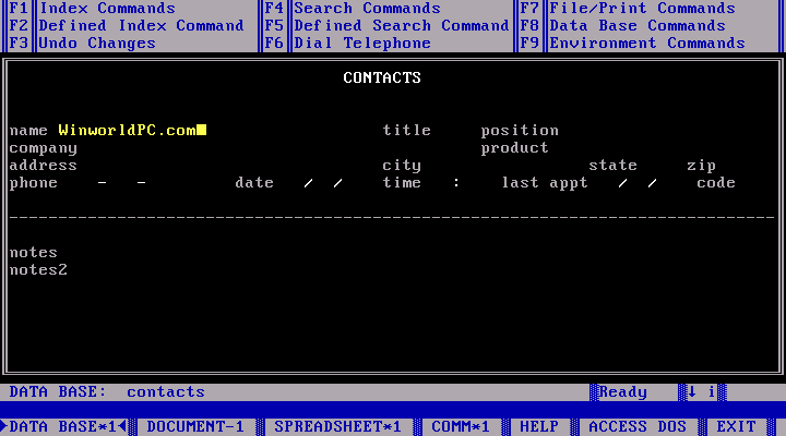 Electric Desk 1.11 - Database